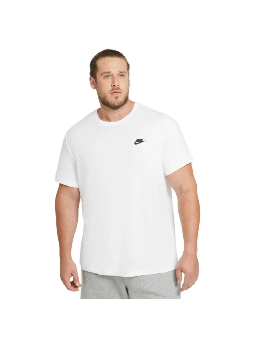 Nike Men's NSW Club T-Shirt Short Sleeve Crew Neck White Size M NEW WITH TAGS!